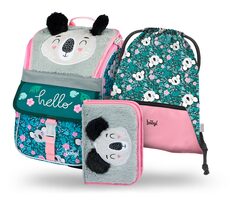 BAAGL SET 3 - Schulset Zippy Baby Koala / Aktentasche / Federmäppchen / Tasche