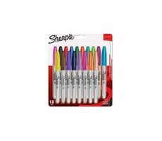 Permanentmarker Sharpie mit feiner Rundspitze F 18 Farben