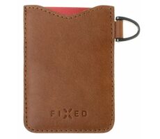 FIXED Cards Kartenetui aus braunem Leder