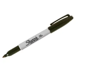 Sharpie Permanentmarker, fein, 0,9 mm, 1 Stück, Schwarz