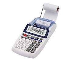 Olympia CPD 425 / Taschenrechner mit Druckfunktion / 12-stelliges Display