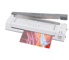 Olympia A 350 Combo / A3-Laminiergerät, Schneidegerät und Eckenrunder / 80-125 Mikrometer