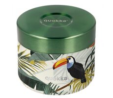 Quokka Whim Food Jar 0,36 l tropisch / Thermoskanne für Lebensmittel / Edelstahl 