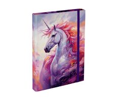 BAAGL Tafeln für Schulhefte A4 Unicorn Kingdom / 23x32x3 cm