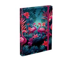 BAAGL Tafeln für Schulhefte A4 Flamingos / 23x32x3 cm