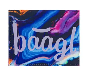 BAAGL Studentenbrieftasche Marmor / 9,7 x 11,5 cm