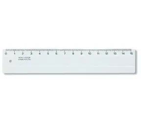 KOH-I-NOOR Lineal 15 cm klar