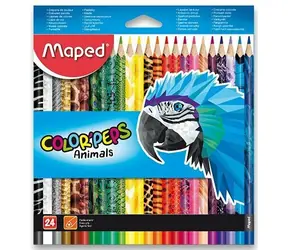 Maped Dreieckige Buntstifte Color'Peps Animals 24 Stk