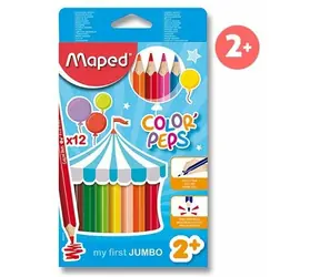 Maped Dreieckige Buntstifte Jumbo Color'Peps 12 Stk