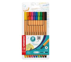STABILO® point 88 - 10er Set - 10 verschiedene Farben