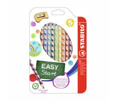 STABILO® EASYcolors - 12er Set mit Spitzer - 12 verschiedene Farben