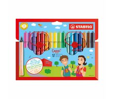 STABILO® Cappi - 18er Set - 18 verschiedene Farben