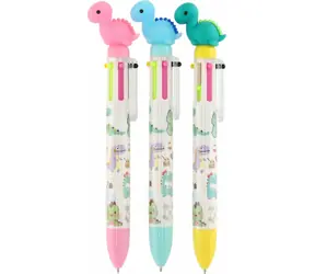 TEDDIES Sechsfarbenstift Dinosaurier 1 Stück (Mix)