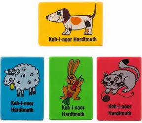 KOH-I-NOOR Gummi-Kunststoff-Tiere 1 Stück (Mix)