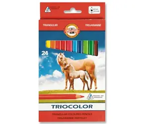 KOH-I-NOOR Dreieckige Buntstifte 3144 Triocolor 24 Stk