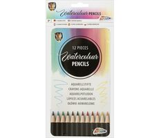 GRAFIX Aquarellstifte in der Blechdose 12 Stk