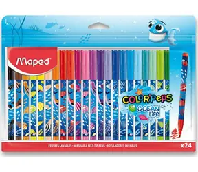 Maped Marker Color'Peps Ocean Life dekoriert 24 Stk