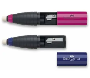 Faber-Castell Spitzer mit Gummi 1 Stück (Mix)