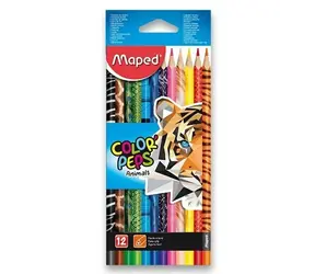 Maped Dreieckige Buntstifte Color'Peps Animals 12 Stk