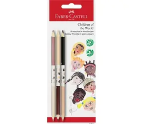 Faber-Castell Buntstifte Sonderedition Kinder der Welt 3-tlg