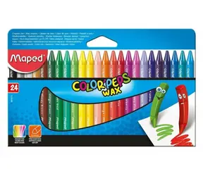 Maped Color'Peps Wax dreieckige Wachsstifte 24 Stk