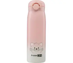FreeON Thermoskanne aus Edelstahl 480 ml - Rosa