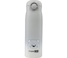 FreeON Thermoskanne Edelstahl 480 ml - Grau