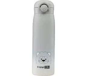 FreeON Thermoskanne Edelstahl 480 ml - Grau