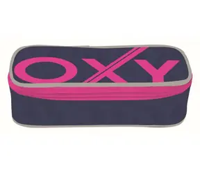 OXYBAG Schulmäppchen Komfort einlagig Blue Line Pink