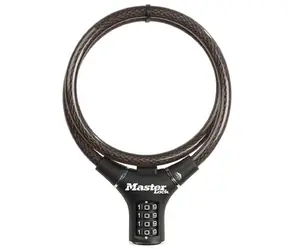 Master Lock 8229EURDPRO / Stahlkombinationskabel für Fahrrad - 0,9 m