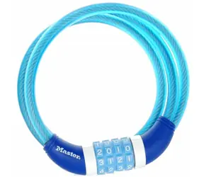 Master Lock 8231EURDPRO / Stahlkombinationskabel für Fahrrad - 1,2 m