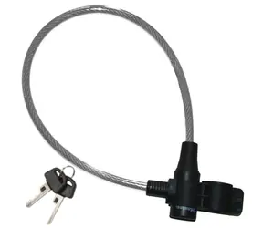 Master Lock 8269EURDPRO_transpar / Stahlkabel für Fahrrad 65cm transparent