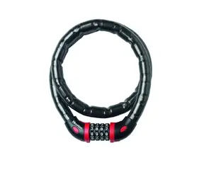 Master Lock 8226EURDPRO / Gepanzertes Kombinationskabel für Fahrrad - 1 m
