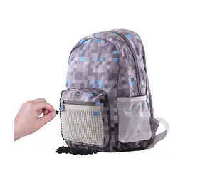 PIXIE CREW Kinderrucksack grau-blau / ab 6 Jahren