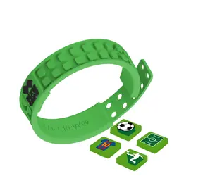 PIXIE CREW Fußball-Pixelarmband grün / ab 6 Jahren