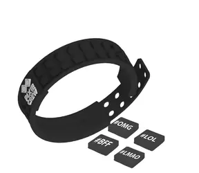 PIXIE CREW Creative HASHTAG-Themenarmband schwarz / ab 6 Jahren