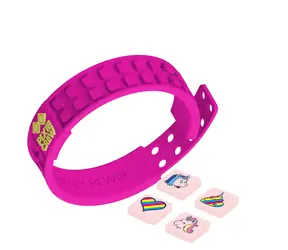 PIXIE CREW Kreatives UNICORN-Armband zum Thema Fuchsia mit Einhörnern / ab 6 Jahren