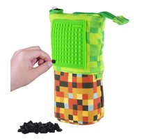 PIXIE CREW Pop UP Etui/Bleistift grün-braun / kleines Panel / ab 6 Jahren