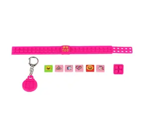 PIXIE CREW Set 3 in 1 Einhorn / Armband+Schlüsselanhänger+Anstecker / ab 6 Jahren
