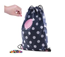 PIXIE CREW Rucksack blau mit weißen Punkten / ab 6 Jahren