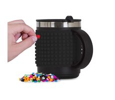 PIXIE CREW Thermobecher schwarz / 400 ml 