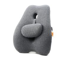 Powerton Lordosenstütze grau / ergonomisch / Memory-Schaum