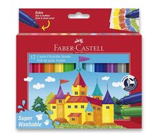 Faber-Castell Jumbo Marker - Papierbox mit 12 Stück