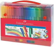 Faber-Castell Connector Markers - Plastikbeutel 60 Stück