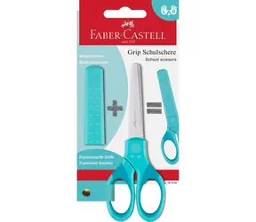 Faber-Castell Grip Kinderschere türkis