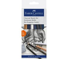 Faber-Castell Kohle-Skizzenset 7-teilig