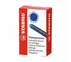 STABILO® Refill - 6er-Pack - blaue löschbare Tinte