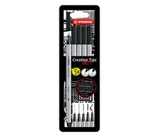 STABILO® Creative - ARTY - 5er Set - schwarz