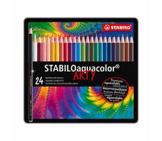 STABILO® aquacolor - 24er Set in der Dose - 24 verschiedene Farben