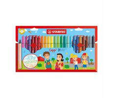 STABILO® Cappi - 24er Set - 24 verschiedene Farben